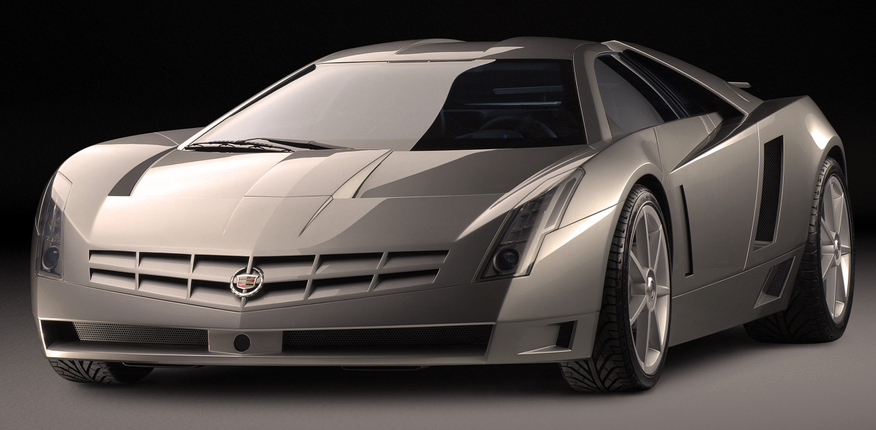 carsthatnevermadeit:  Cadillac Cien, 2002. A mid-engined, high performance sports