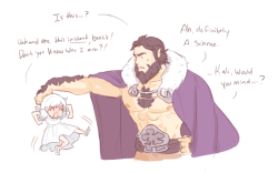 dashingicecream: a little “what if” au. im getting more familiar with drawing the cat parents ♥♥ 