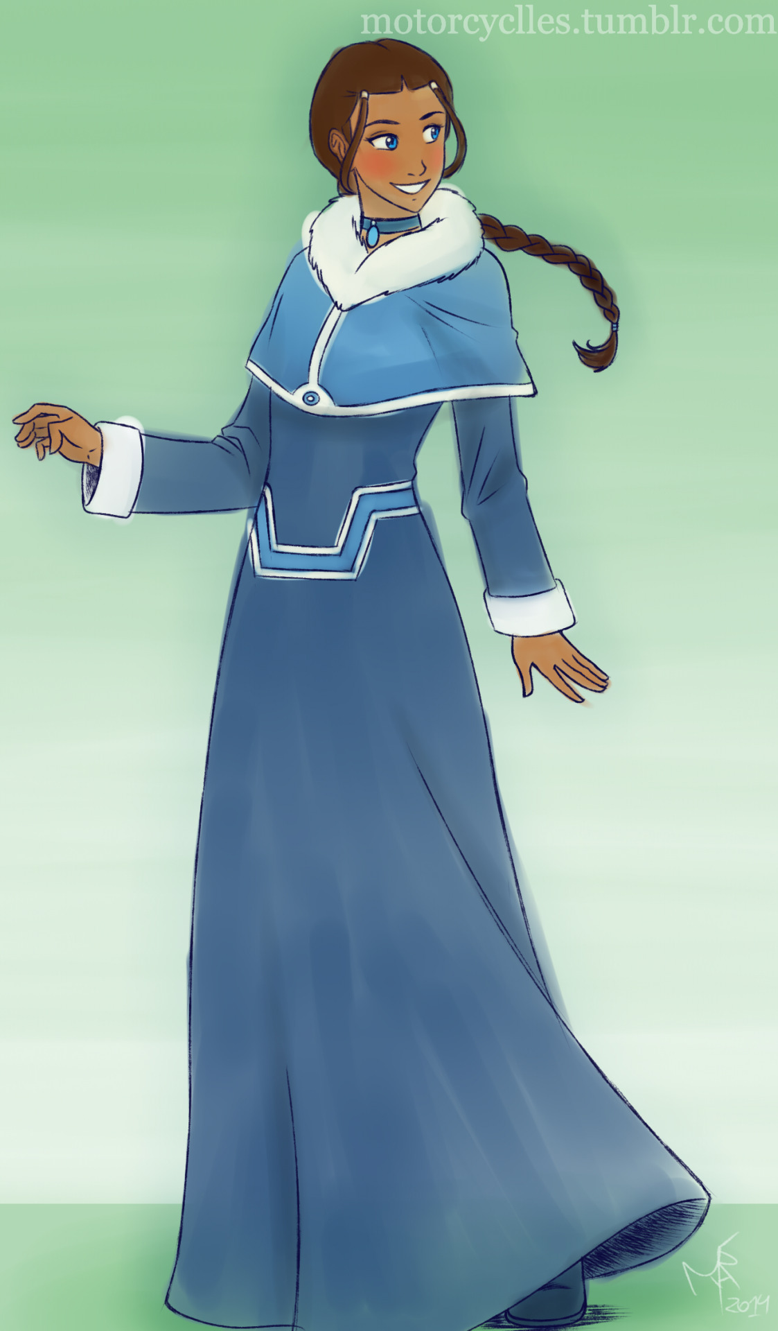 lbh, the dress Katara is dressing in this page is the sweetest thing :3