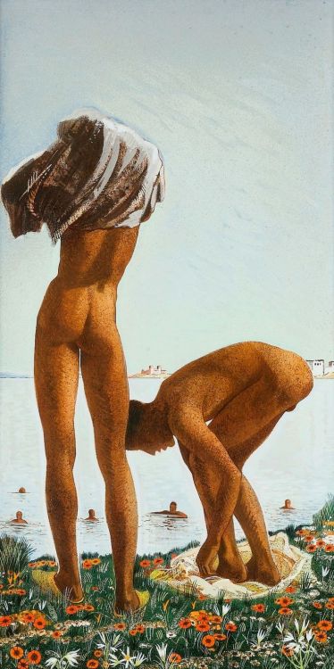 houndeye:  François-Louis SchmiedBaigneurs, Vallée du Draa, Maroc - 1936