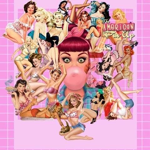 Pin up party  Calling this a work in progress for now, canvas got a little bit crowded for my taste,