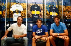 jugadornumero12:  Gabriel Batistuta, Roger Federer &amp; Juan Martín Del Potro.