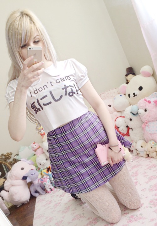 eikkibunny:New shirt & skirt from happymondaystore.com!♡ you can use my code “eikkibunny” for 10% off~