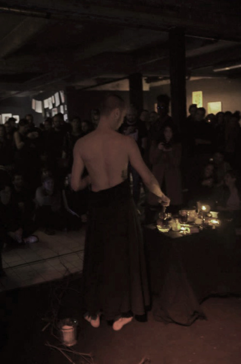 mymagickbody:Last ritual performance, in Nantes (France) Summoning the eye of the night (entity from