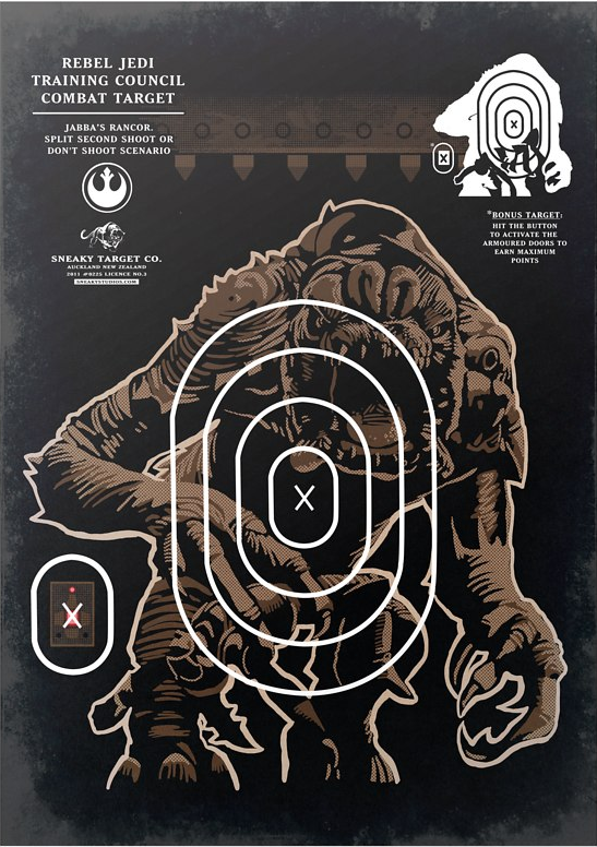 star-wars-daily:  Star wars shooting targets!   Mine would be the opposite. Shooting