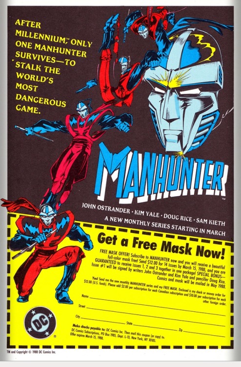 Manhunter v1The Manhunters (alien robots that served as antagonists to the Green Lantern Corps) orig