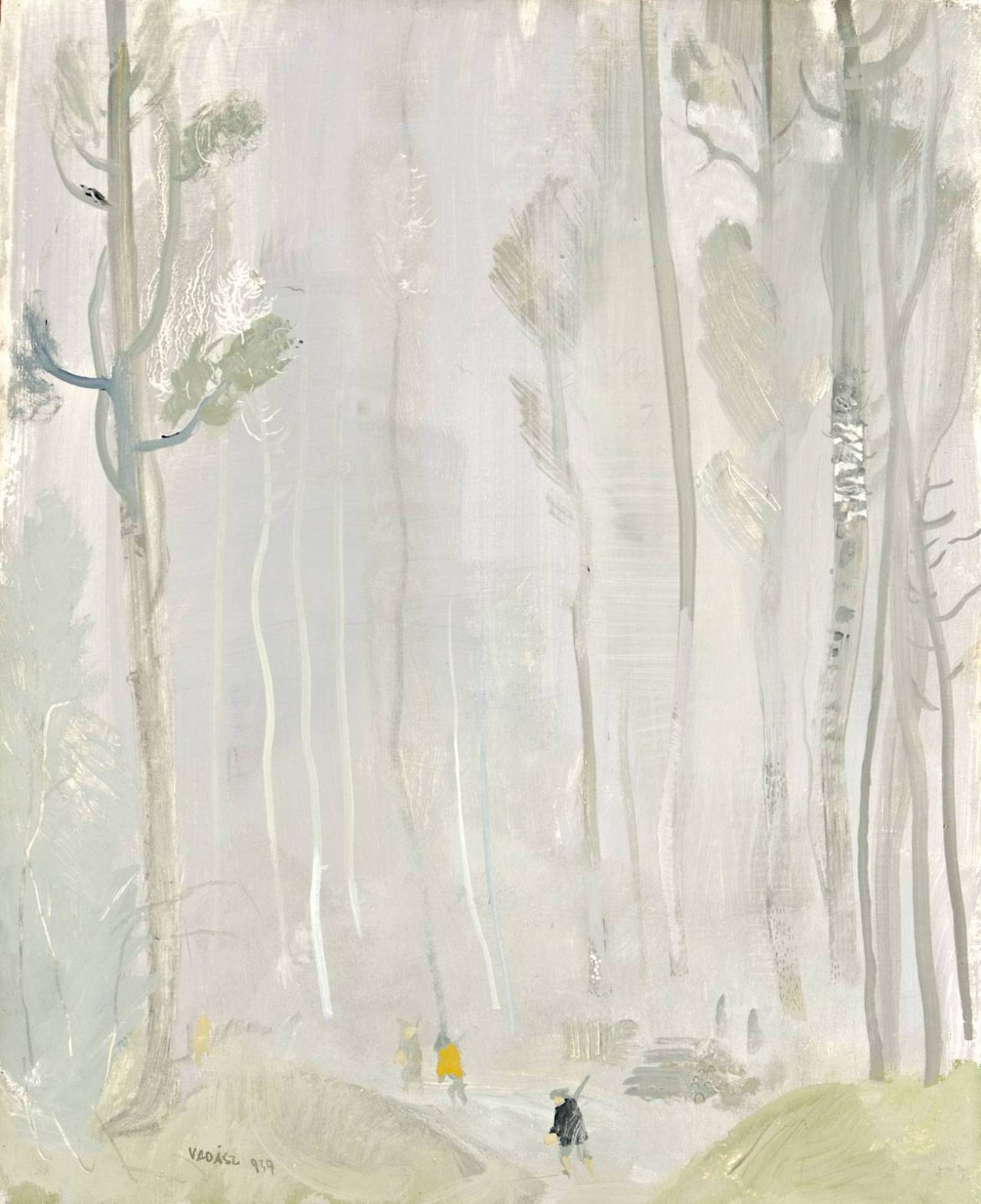 inland-delta:  Endre Vadasz, The forest in winter, 1939