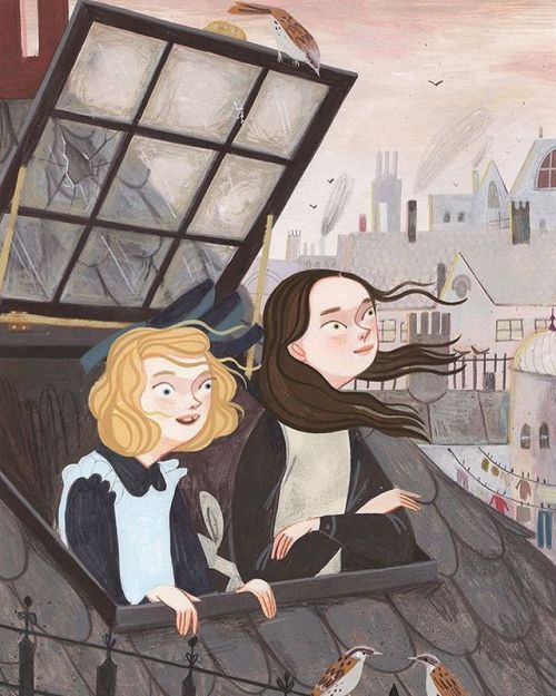 A Little Princess by Rebecca Green @rebeccagreenillustration ✨ #illustration #bookillustration #rebe