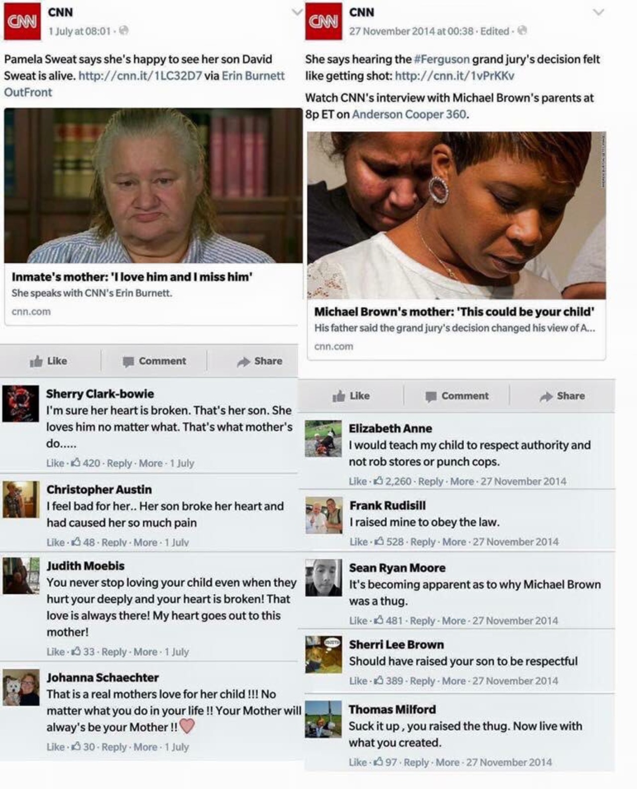 alwaysbewoke:  White people are disgusting.   Btw David Sweat is a convicted killer