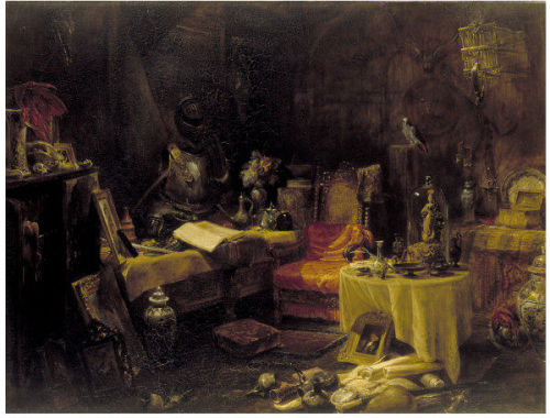 Edward Cooke, ‘The Antiquary’s Cell’, 1835, Victoria and Albert Museum. View of Jo