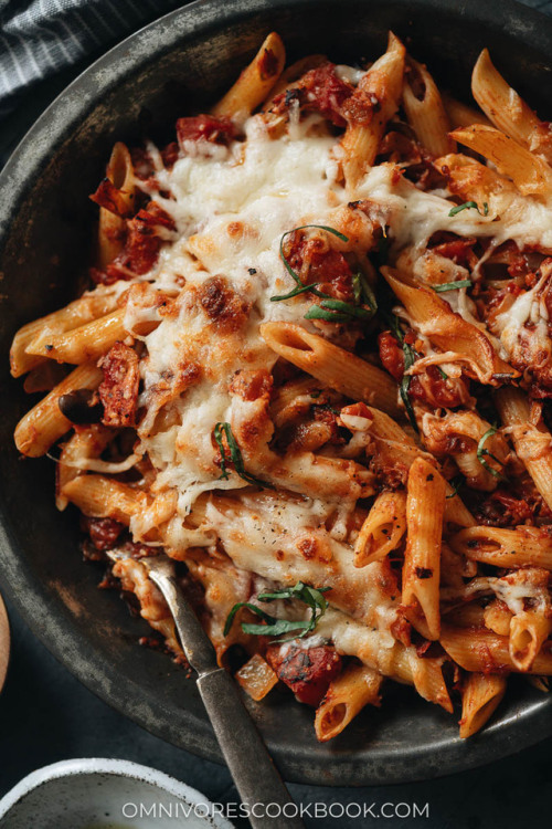 Chinese-Style Arrabiata Pasta (Two Ways)This savory Arrabiata pasta uses pantry staples to give a cl