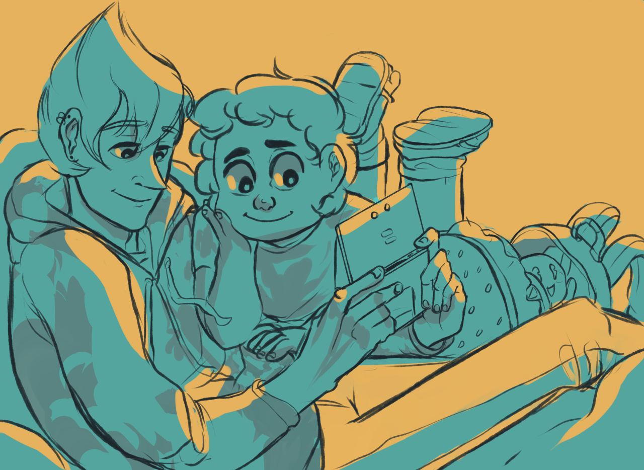 myartingplace:  ~I just want to hang with the cool kids~ 