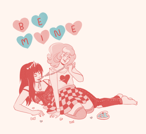 kathmachine:kathmachine:Happy valentine’s gay, y’all / here’s a cute Honey & Turpentine, to cele