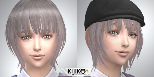 Added Kids versions of “Bob with Straight Bangs”>>Download :3おかっぱヘアの子供ちゃん用を追加しました 