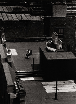 Snowce:  Lou Bernstein, Delancey St. Roof Top, 1963. 