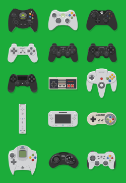 dotcore:  Game Controllers Vector Set.by