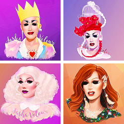 dorkyshidae:  Sasha Velour on RuPaul’s