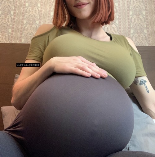 Good morning from me and my huge belly! :)