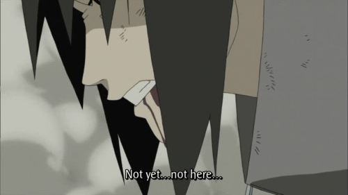 narusasu-prevails:50-shades-of-munakata-reisi:narusasu-prevails:  This scene makes me really mad! I actually cried about this! Sasuke is dying here and all he could think of is his brother’s sacrifices and his own ambition! This is really important!