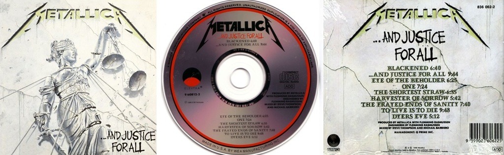 rockandmetalmania:  Metallica albums