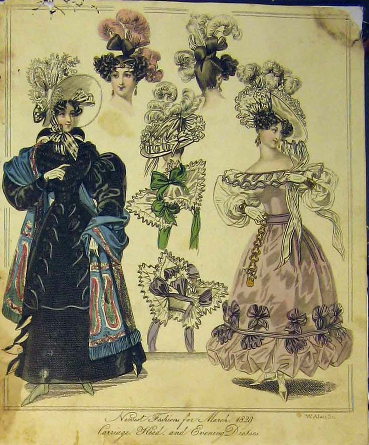 Hairstyles and hats, ca. 1830: part 2 – @ellie-valsin on Tumblr