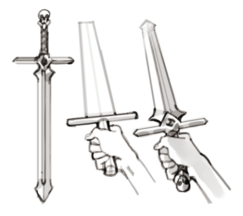Can You Do A Tutorial On How To Draw Swords Idk Art References