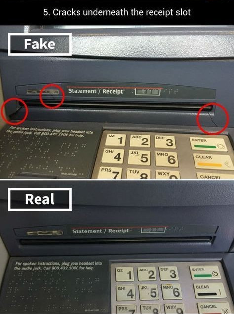 quinn-vica: catchymemes:   A side note, don’t use your bank card at the gas pump. More often than you want to consider the INSIDE of those machines have been compromised in a way the user cannot verify.Often this is with bluetooth enabled skimmers placed