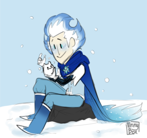vinnybox-artblog: Winterson Winterson SNow babey Wilson but he’s a snow guardian Seasonal AU m