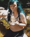godshideouscreation:POV: smoking and flirting with your favorite water nymph by the creek. Onlyfans / Manyvids