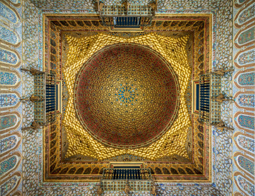 Gold ceiling in the Hall of the Ambassadors by bardwellpeter Royal Alcazar of Seville - Real Alcázar