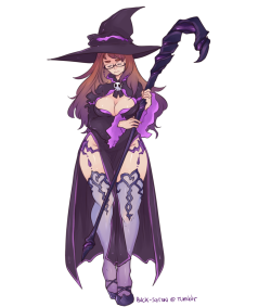 Buck-Satan:  Buck-Satan:  Did A Tiny Hair Recolor For The Dark Mage Stuff Since Many