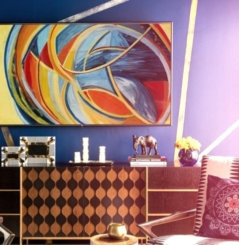 Living Room - Eclectic Living RoomInspiration For A Mid-sized Eclectic Formal And Open Concept Medium