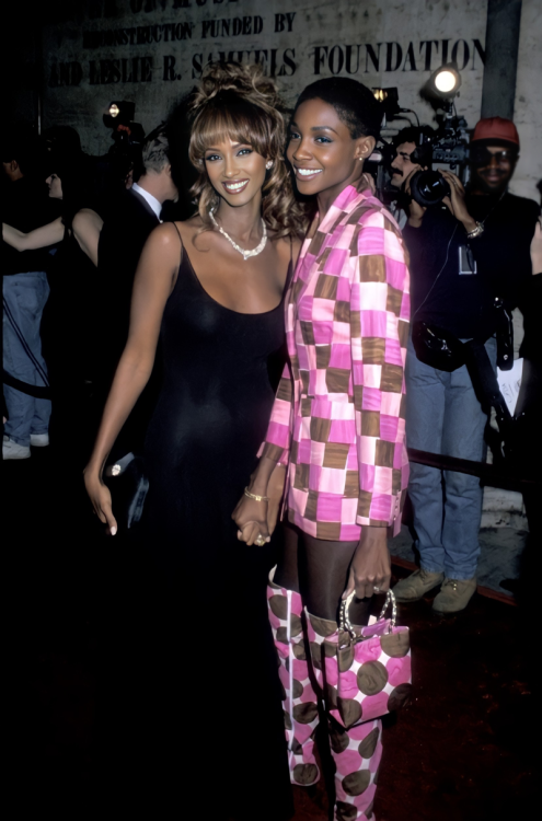 Iman & Roshumba Williams at the 13th Annual Council of Fashion Designers of America Awards (1994