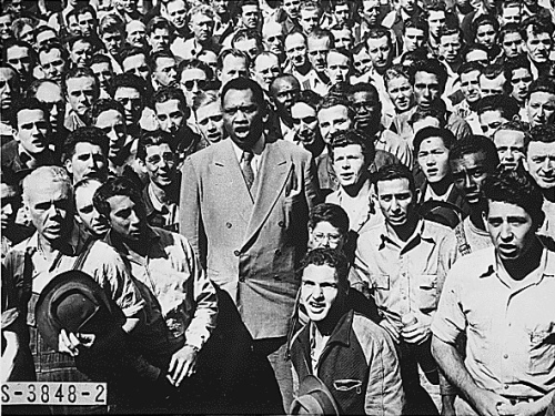 workingclasshistory:On this day, 9 April 1898, Paul Robeson, singer, actor, American football player