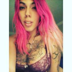 #FeelingMyself #PrettyInPink #GirlsWithPiercings #GirlsWithTattoos #Happy #NOLA #Girls