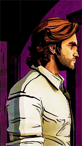  Bigby Wolf adjusting his tie  