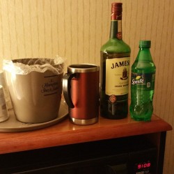 markonwall1:  That time of night. #jameson #nightcap #mixer