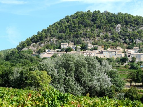 Gigondas, Vaucluse, 2016.The village of Gigondas gives its name to one of the “grand cru” Côtes du R