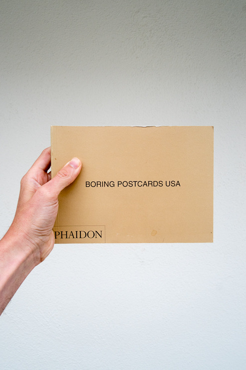 Boring Postcards USA - Martin Parr
“In Boring Postcards Magnum photographer and postcard enthusiast Martin Parr brought together 160 of the dullest postcards of 1950s, 60s and 70s Britain to make a book that was, contrary to the conceit of its title,...