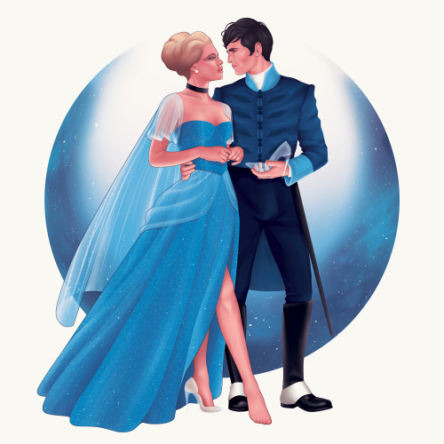 Blue - Masquerade SS/16 // Holland &amp; Sherry One of six illustrations for Savile Row based cl