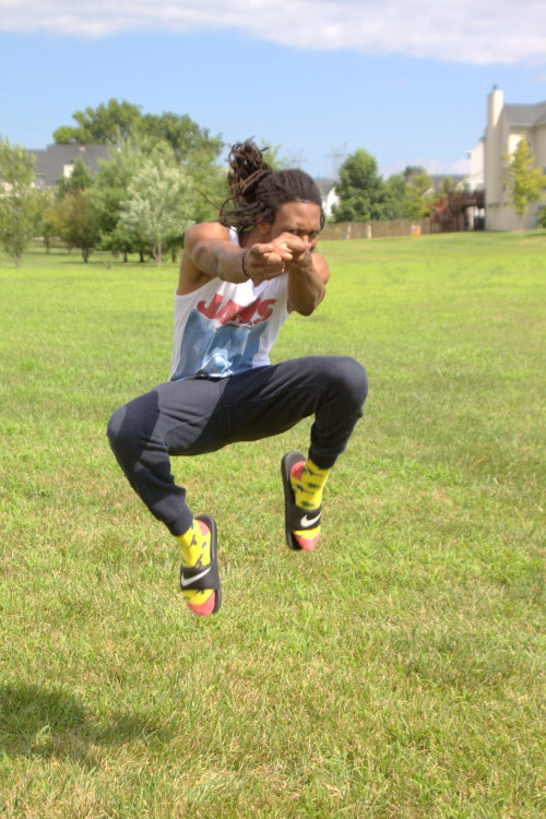 blackfashion:  Shirt: Urban Outfitters, Pants: H&amp;M, Socks:Urban Outfitters, Shoes: Nike Bena