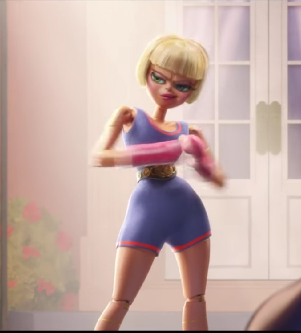 fbartwork:there’s a cute little figurine that’s dressed in boxibg gear from the
