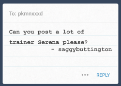 pkmnxxxd:  Pokemon Trainer: Selena  Request 2 for saggybuttington
