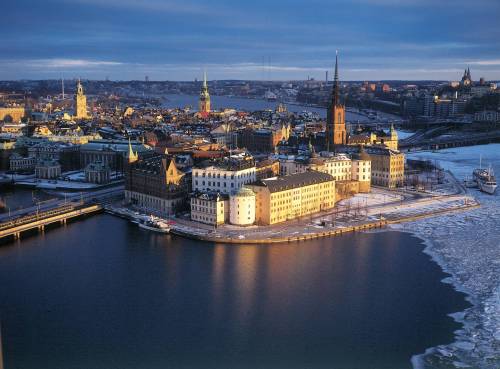 Winter morning in Stockholm