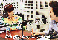 oh-luhans:  suho getting emotional but his crying face… 