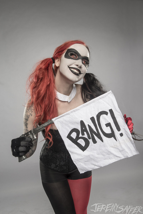 jeremysaffer:  Ash Costello of New Years Day as Harley Quinn by Jeremy Saffer 