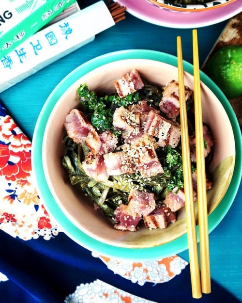 Algae Tagliatelle with fresh tuna
🐉🐟🐉Algae pasta is my personal superfood. I try eating algae at least a few times per week. 👩🏻‍🍳They will generously provide my body with much needed Omega 3 fat acids and make you happy and healthy. The sour lemon...