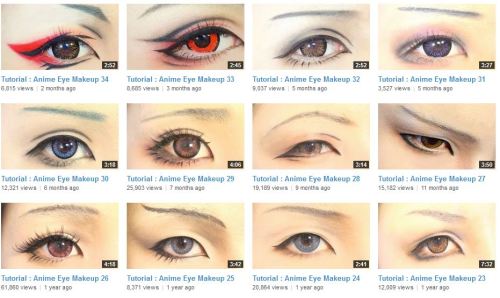 Anime Eyes ELSA Makeup Tutorial   YouTube