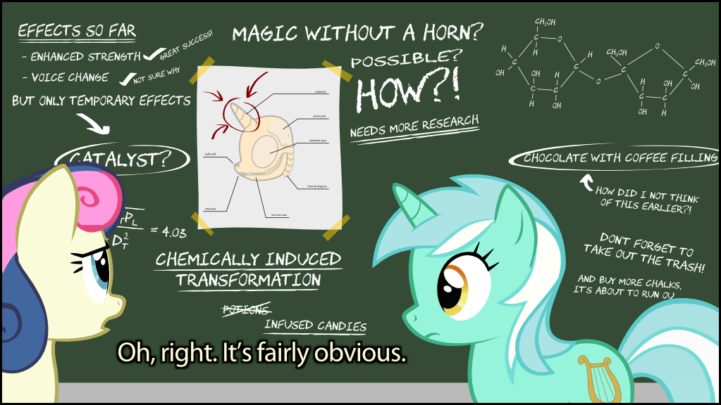 heartstringscomic:  Finally, in the lab.  xD Oh Bon-bon~ :3