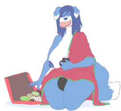 coffeesheizendraws: Flat color commission